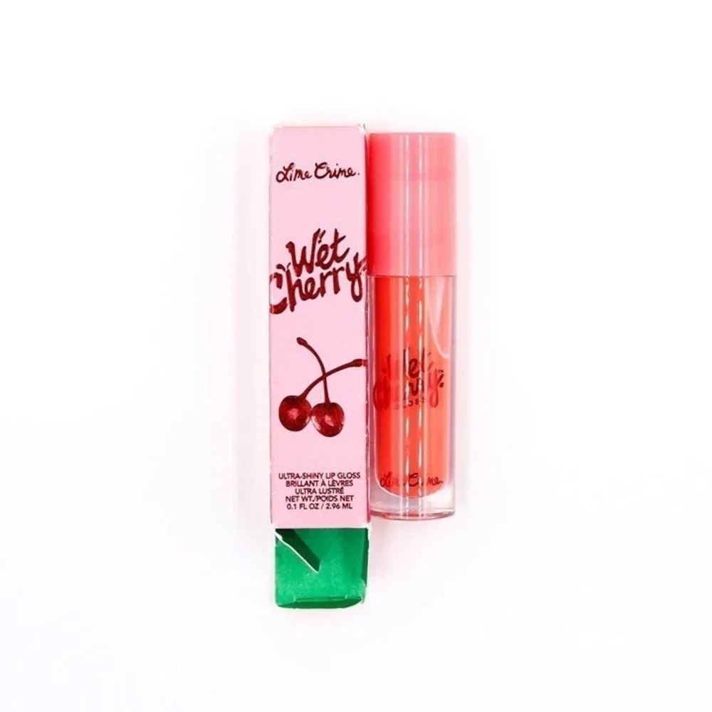Lime Crime - Wet Cherry Lip Gloss - Flaming Cherry - .1 fl oz /‎ 2.96 ml